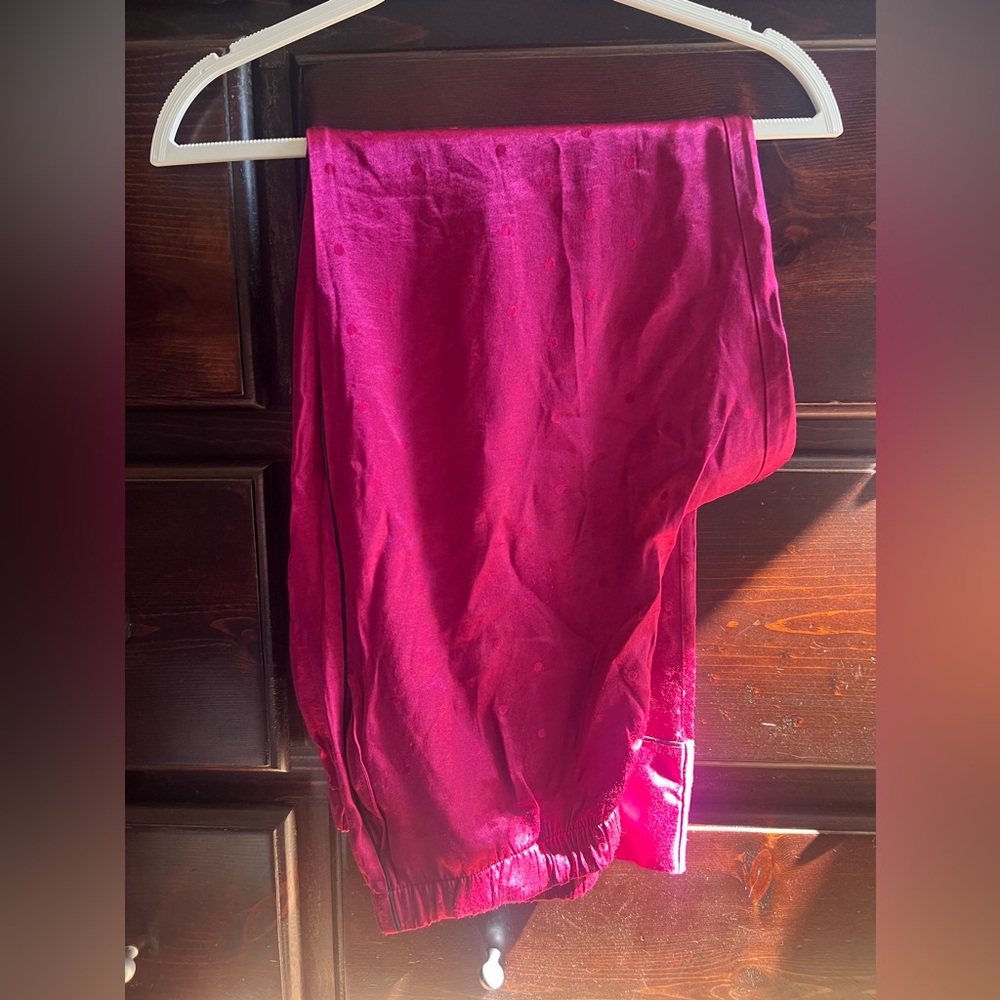 Victoria Secret Pink/Purple Satin-like PJ Pants